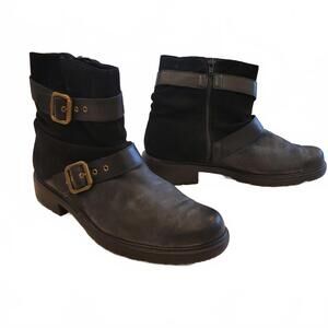 Munro American Nubuck Leather Boots, Size 10.5, New w-box